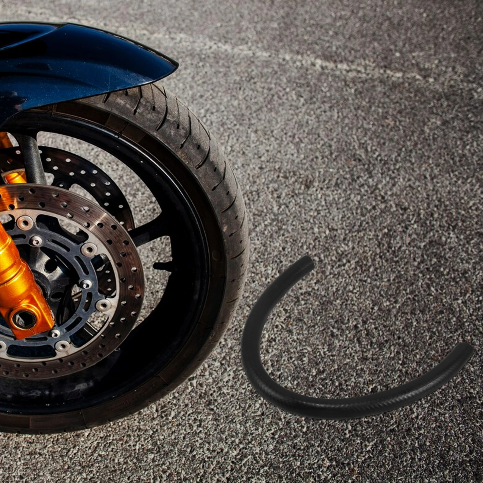 

1 Pair Motorcycle Cooler Tube High Efficiency Cooling Easy Installation For Engine Oil Cooler System Fuel Line Radiator