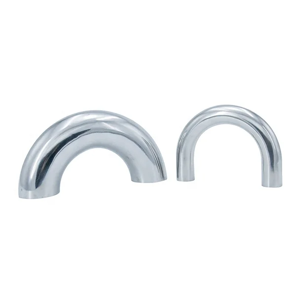 

1.5Inch 38.1MM Made in China Sanitary Stainless Steel SS304 Hygienic 180° U-Type Elbow Bend Pipe Fittings with Mirror Polishing