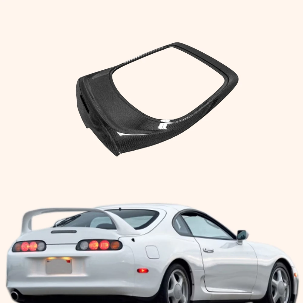 

For Toyota 93-98 Supra MK4 JZA80 KZ Style Carbon Fiber Rear Trunk Lid Cover