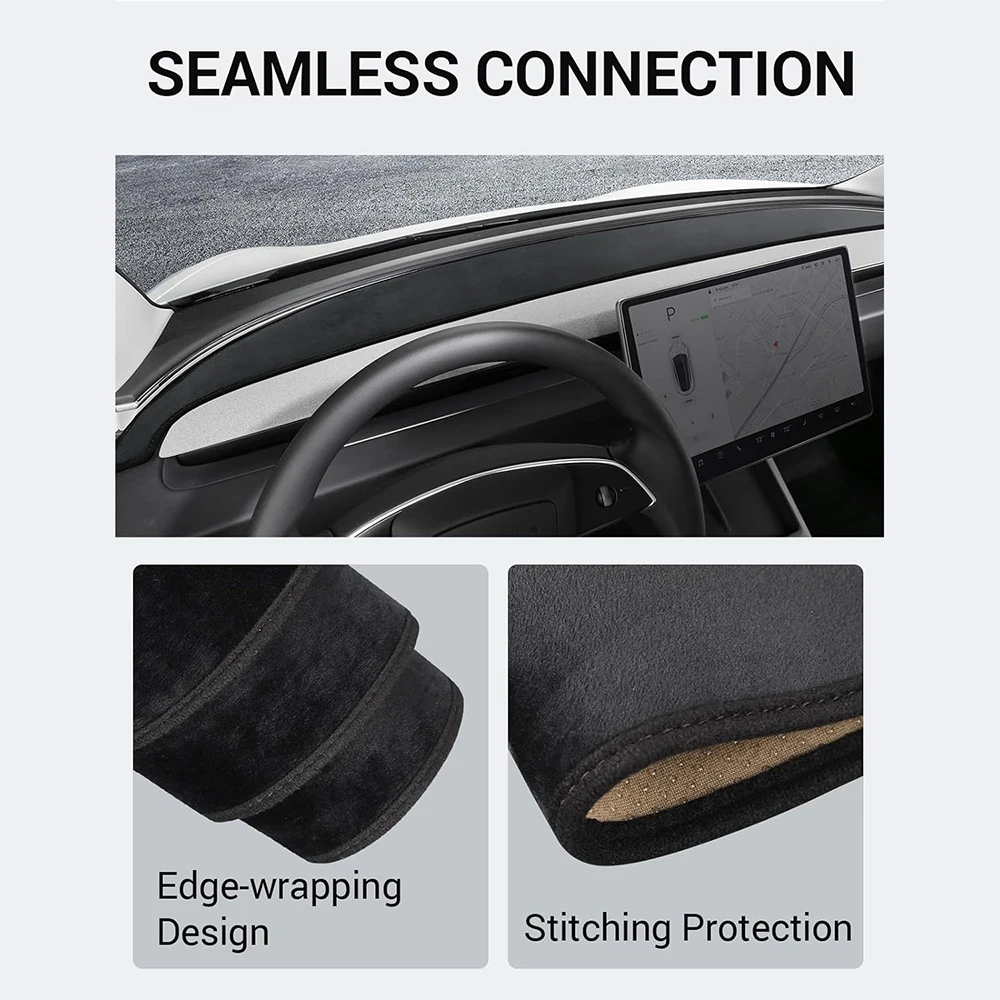 Copertura del cruscotto anti-uv per Tesla Model 3 Highland 2024 accessori per Console centrale Dash Mat Protector Pad parasole