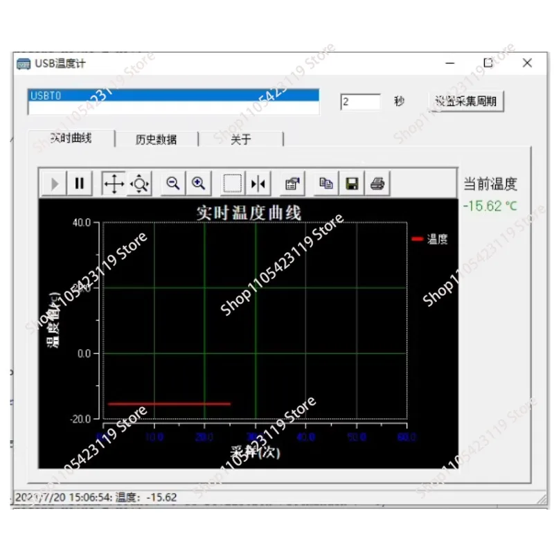 USB Thermometer Usbt0 USB Temperature Sensor Hid Drive Free w / Linux / Android