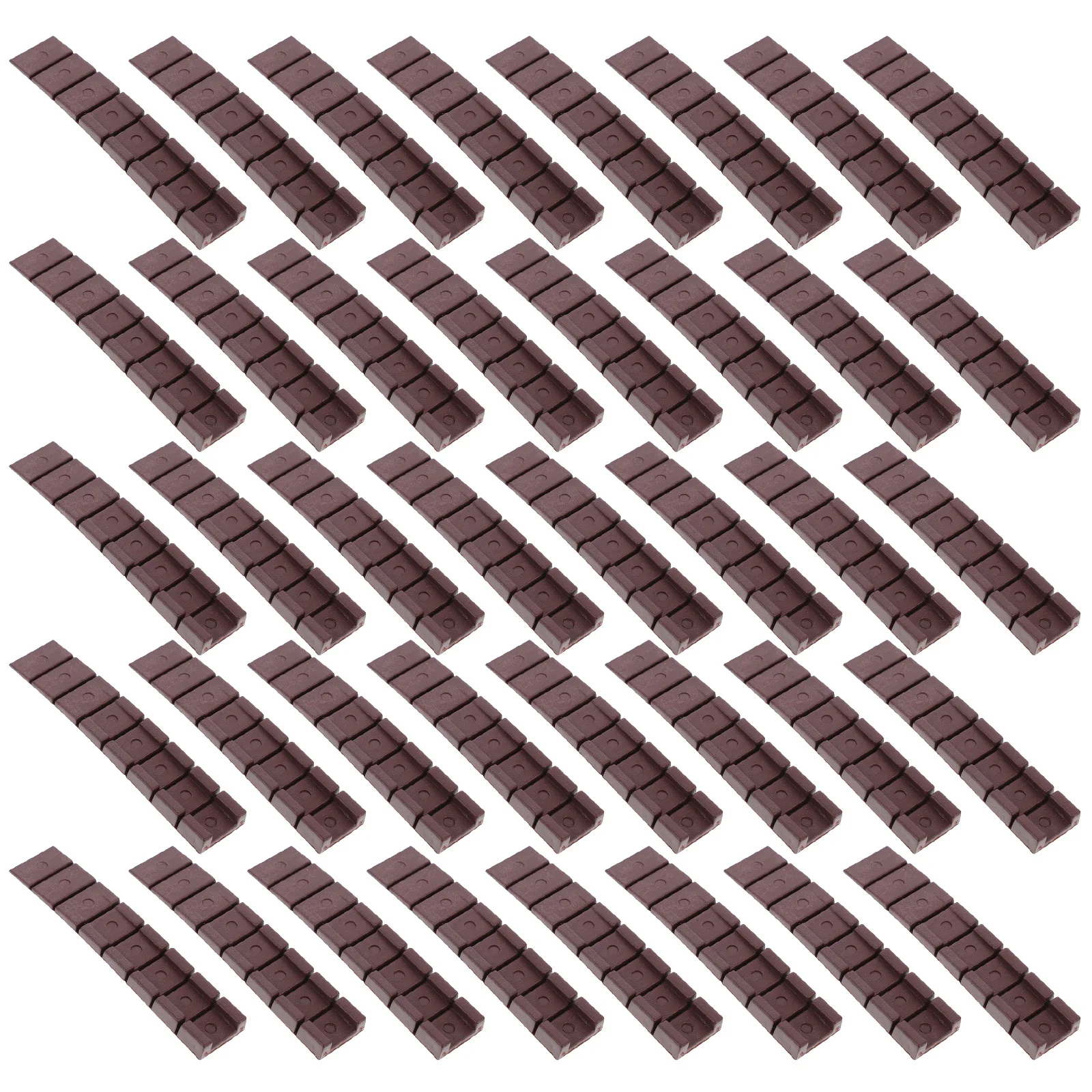 40 قطعة الحشوات التسوية البلاستيكية أقدام أثاث الحصير لتقوم بها بنفسك الإعداد وسادة أجزاء خفيفة الوزن مريحة حمل أقدام أثاث الحصير