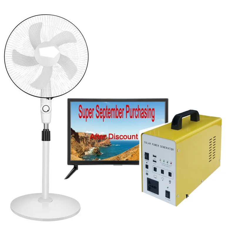 September Purchasing Discount Completed Kit Solar Power Inverter System 300W Inverter With DC FAN TV LED Lighting