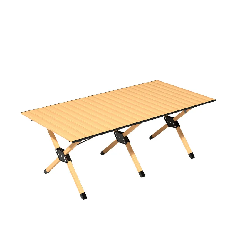 Tragbarer, zusammenklappbarer Campingtisch, Picknick, Strand, leicht, höhenverstellbar, Aluminium, IGT-kompatibel, kompakt, zum Wandern, Grillen