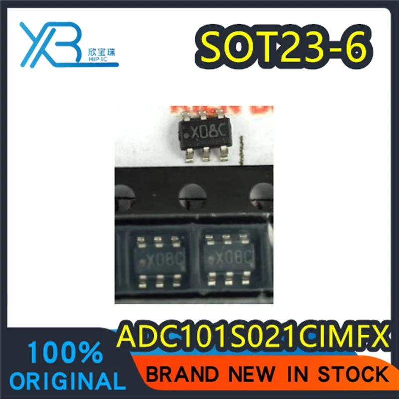 

(5/20 pieces) ADC101S021CIMF ADC101S021 SOT-23-6 Silkscreen X08C Brand new original analog-to-digital converter chip ADC spot