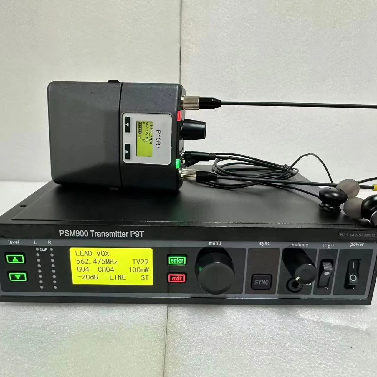 PSM900 Professional Audio Monitoring System with  Connector Infrared Sensor Volume Control