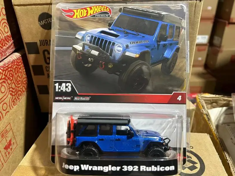 HOT WHEELS PREMIUM 1:43 Fast and the Furious jeep wrangler 392 Rubicon ford mustang machi1 HMD41 diecast alloy car model gift