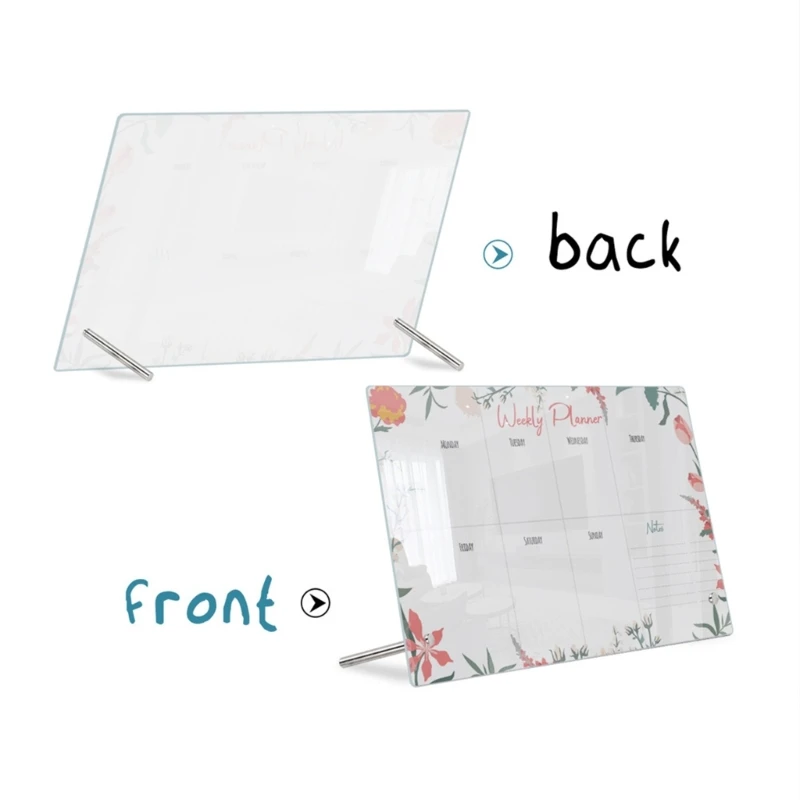 Clear Desktop Note Memo White Boards Weekly Whiteboard Meal Planner Menu Board