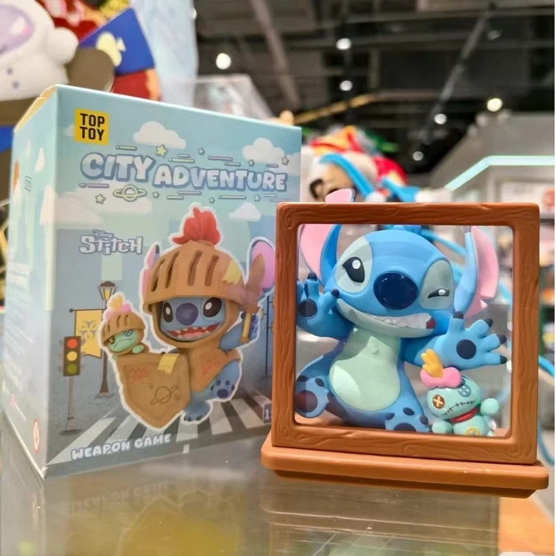 ดิสนีย์ สติทช์ ซิตี้ แอดเวนเจอร์ บลายด์บ็อกซ์-ความประหลาดใจลึกลับ 626 ตุ๊กตาน่ารักเครื่องประดับพีวีซีของขวัญสำหรับตกแต่งเดสก์ท็อปของขวัญวันเกิด