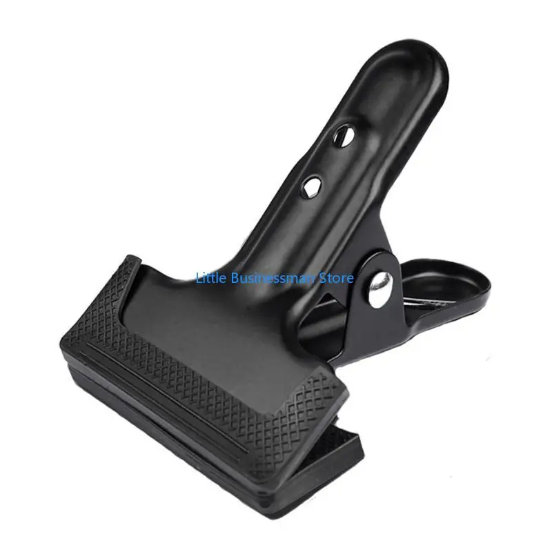 Heavy Duty Metall Clip Fotografie Hintergrund Klemmen Hintergrund Unterstützung Halter mit Gummi Schutz Pad für Fotografie M76A – Detail 5
