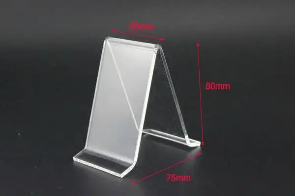 20PC Clear A Shape Acrylic Shoe Support Stand Bracket Holder Shelf Shoes Holder Display Desktop Shoes