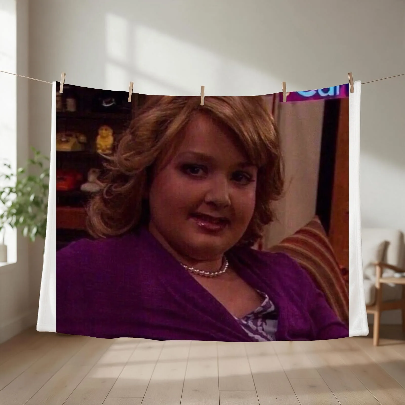 female gibby Throw Blanket couch cozy soft plush fuzzy picnic outdoor blanket