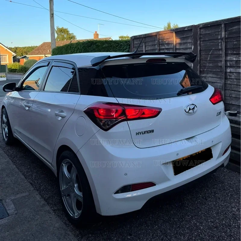 Dla Hyundai I30 I20 spoiler wysokiej jakości ABS materiał z włókna węglowego tylny spojler samochodowy 2008-2021 — zdjęcie 3