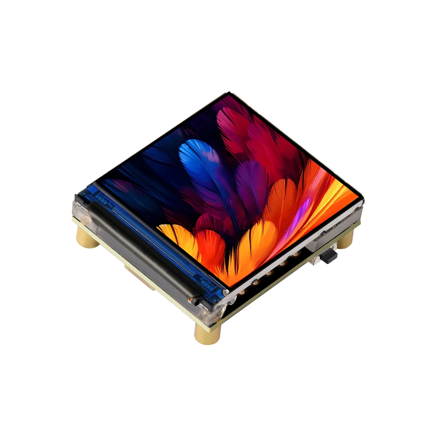 Fotografia 5: Placa de Desenvolvimento Waveshare ESP32-C6 com Display LCD de 1.3 polegadas 240×240, Processo de Imersão em Ouro, Processador RISC-V de 32 bits de Alto Desempenho