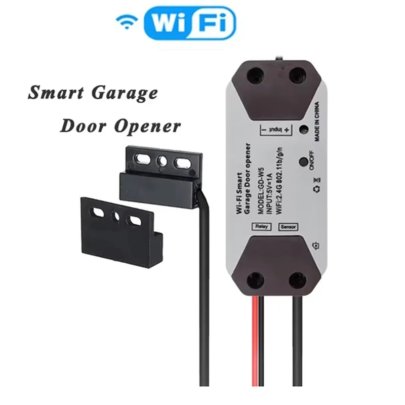 

A69Z 2X Ewelink Wifi Smart Garage Door Opener Switch Garage Door Controller APP Remote Control No Hub Require