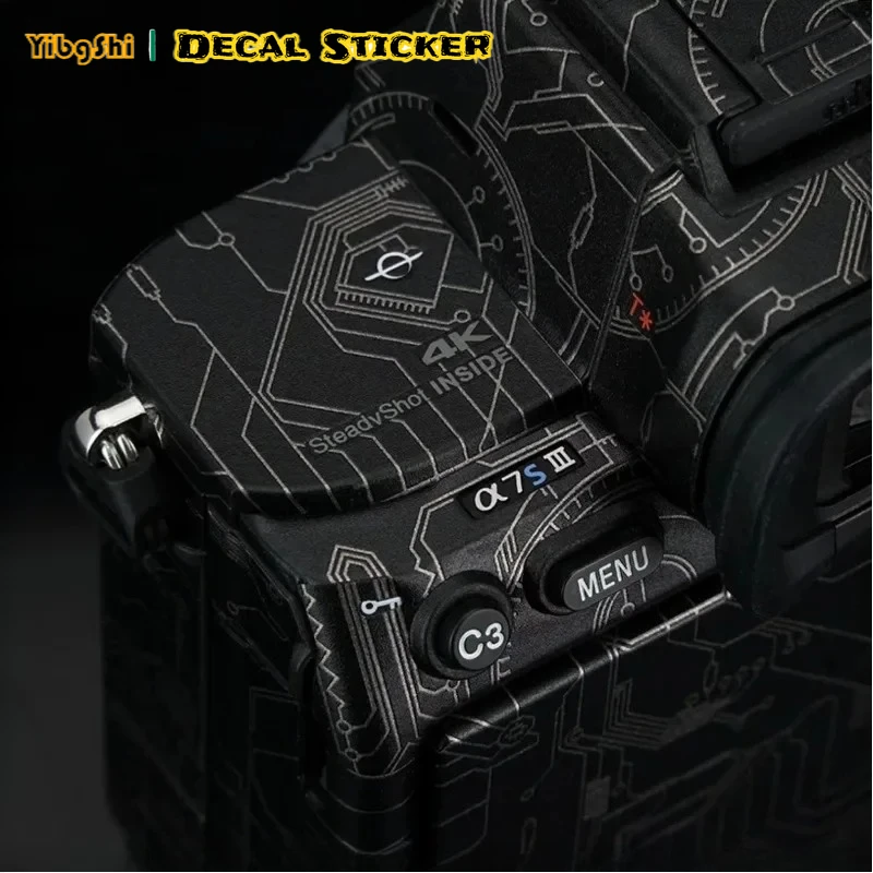 For Sony Alpha 7 SIII Camera Sticker A7S3 Premium Camera Skin For Sony A7SIII Camera Wrap Cover A7S III Sticker