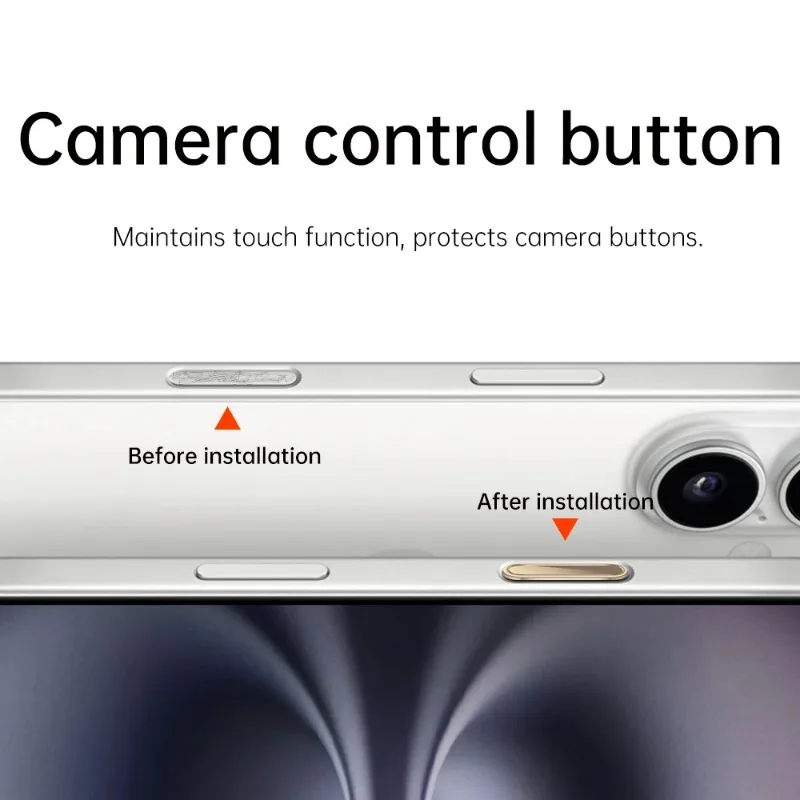 Camera Control Capture Button for IPhone 16 Pro Max Plus For MagSafe Magnetic Phone Case Metal Protector Cover Accessory