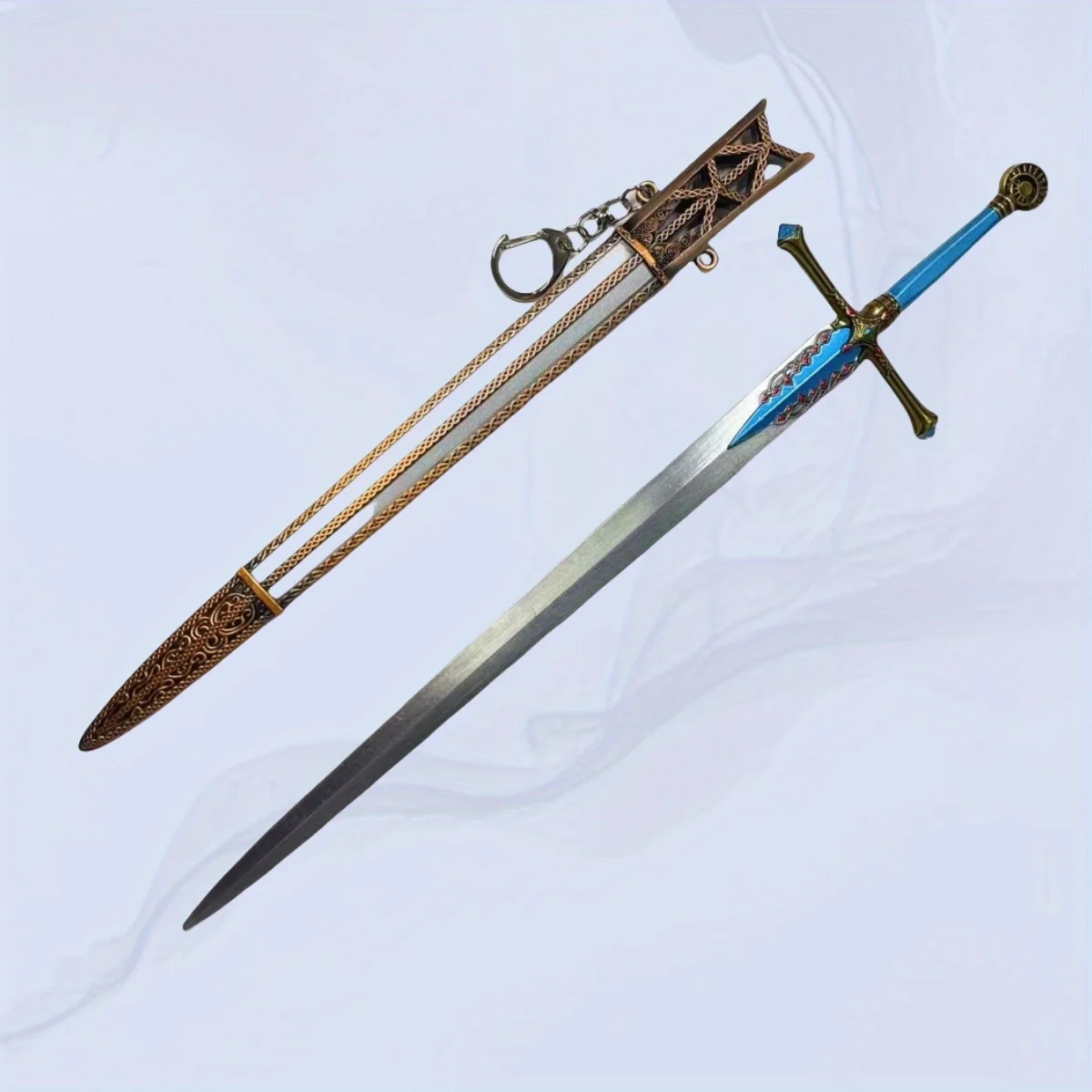 11.8 pollici Elden Carian Spada del Cavaliere Metallo Katana Spada Originale Samurai Sabre Katana Ninja Coltello Accessori Cosplay Prop Giocattolo