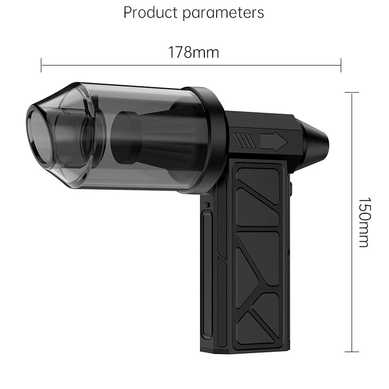 130.000 rpm motor sem escova portátil 3a geração s7 ventilador violento mini turbo jet ventilador velocidade do vento 52 m/s ventilador de duto industrial