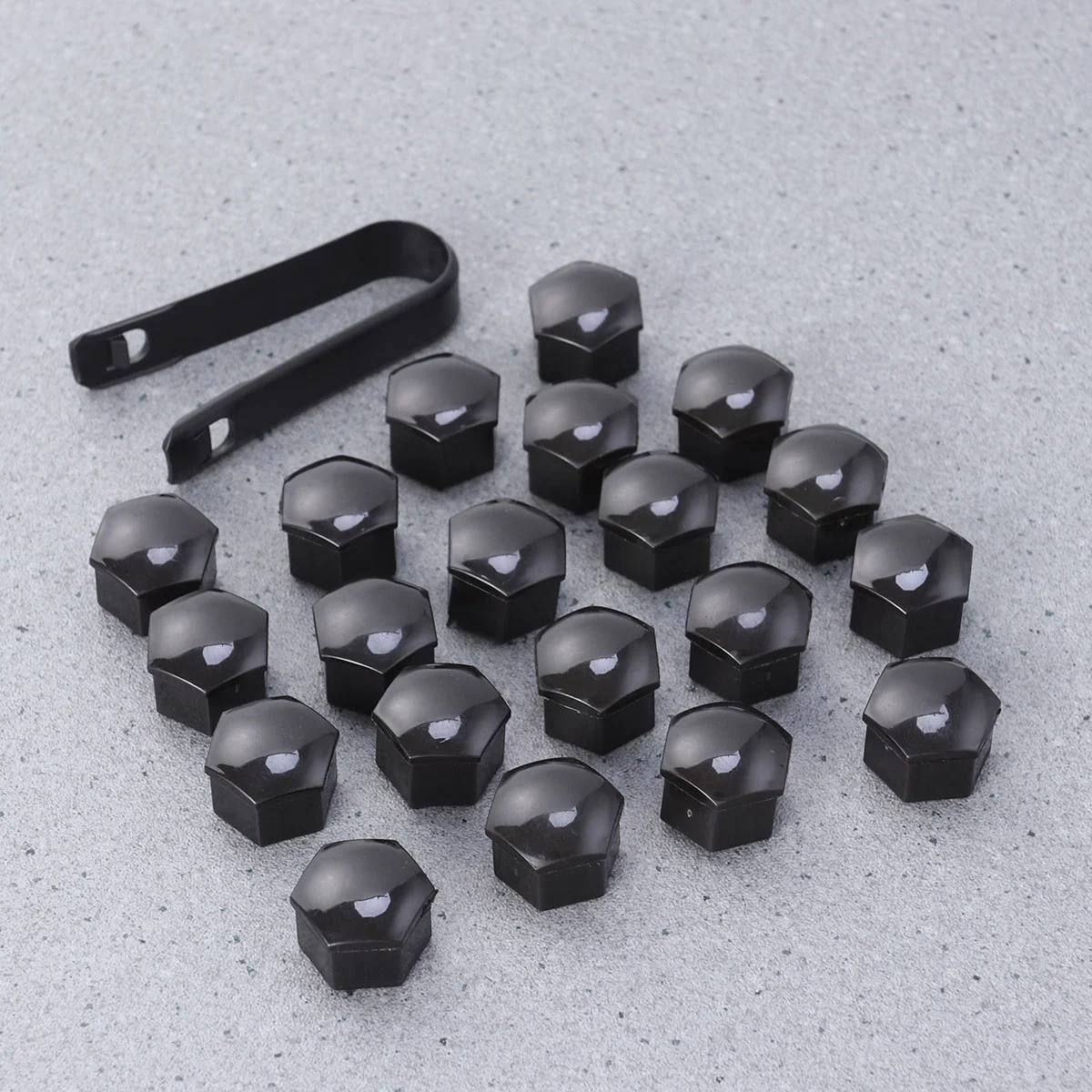 

21 in Automotive Wheels Bolts Cover Decorate Nuts Protector Black Lug Covers Baby