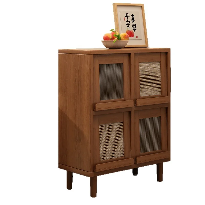 Bookcase locker, integrated living room sofa side cabinet, storage lattice cabinet, low cabinet locker