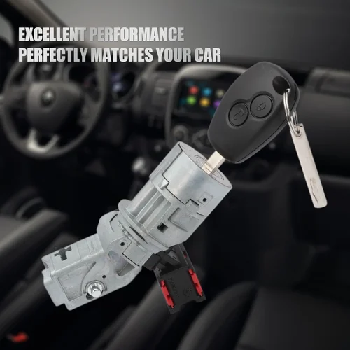 Imagen 2 del producto Barril de bloqueo de encendido para coche, interruptor de arranque para RENAULT TWINGO MK2 7701208408-2005 TRAFIC MK3, 2012