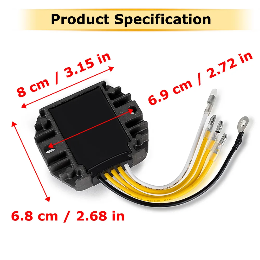 For Suzuki DF15A DF20A DF9.9B Electric Starter 2013 2014 2015 2016 2017 Outboard Regulator Rectifier 32800-89L00 32800-89L01