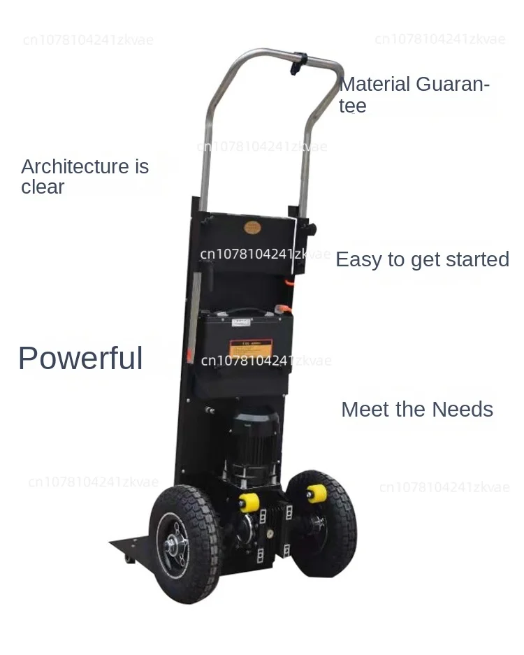 Electric climbing machine for climbing up and down stairs, a divine tool for carrying and transporting heavy objects on vehicles