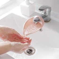 Silicone Faucet Baby Children Washing Hand Water Tap Extension Tools Bathroom Accessories Kids Baby Child Bath Sponge Tool