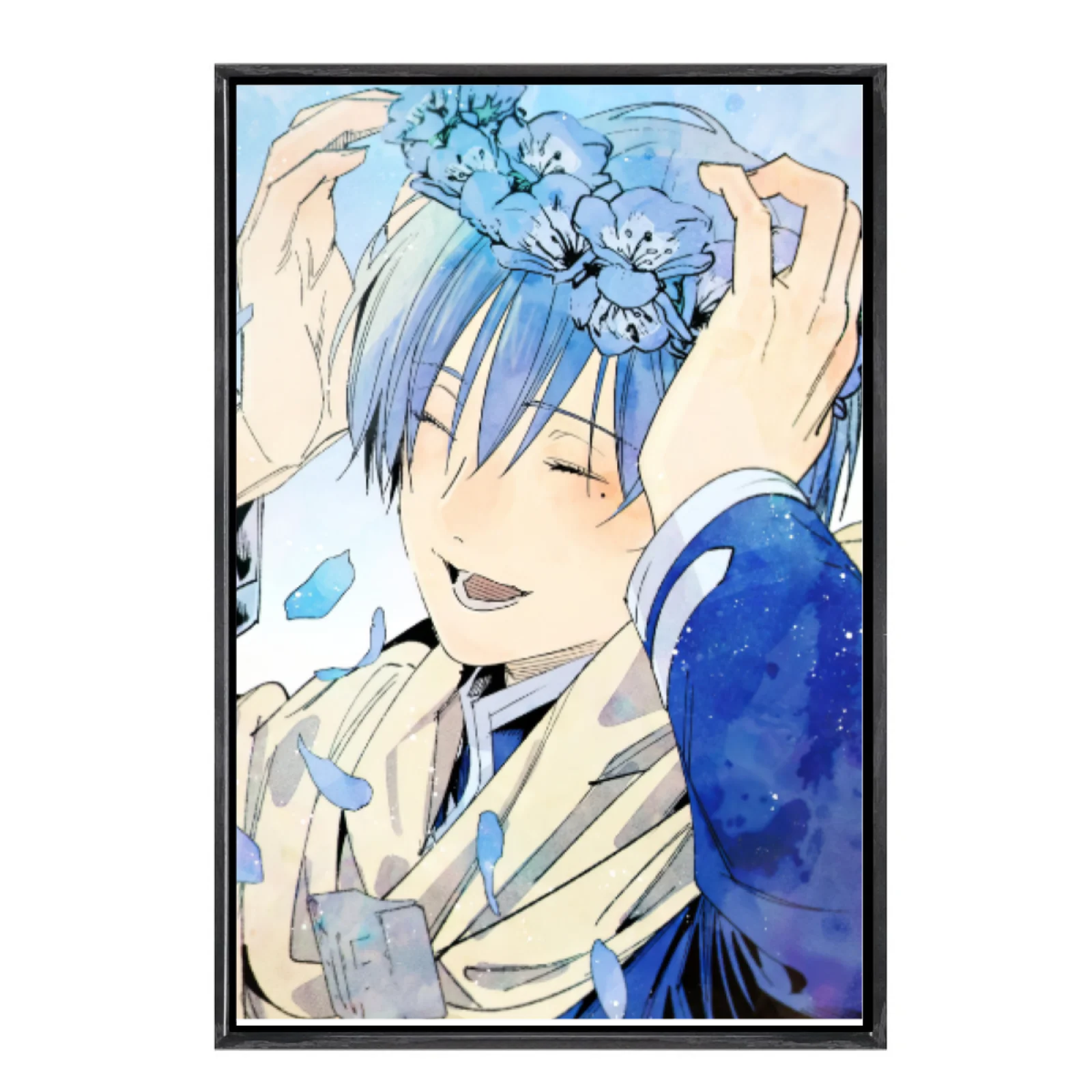 

Japanese Manga Multi-Size Canvas Poster Double Framed Wall Art, Frieren Home Decor for Living Room Bedroom