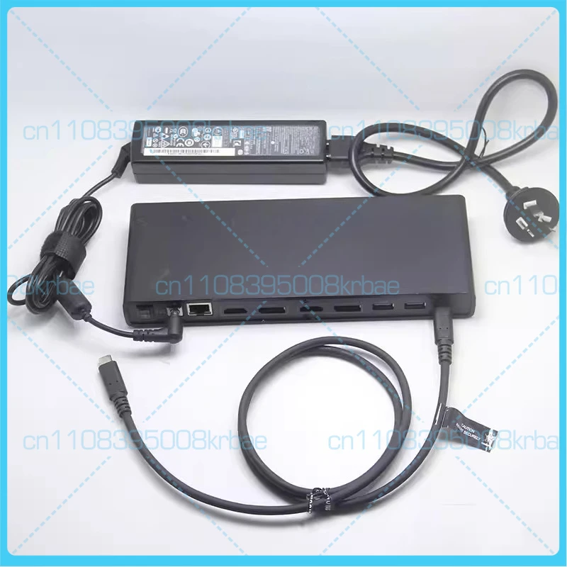 

For Universal DisplayLink USB-C Dock, No PD, Dual 4K/Single 5K, Gigabit LAN + Power + Cable