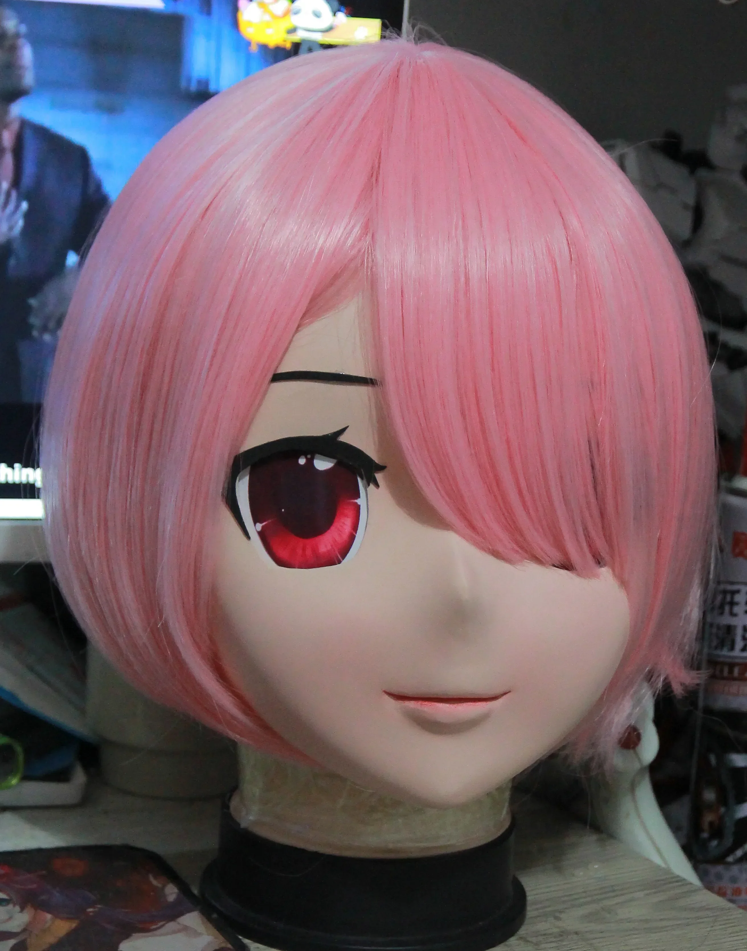 (NEW-02) BJD Kigurumi Transsexuals Beauty Makeup Cosplay Silicone Mask Anime Kigurumi Masks Crossdresser Doll