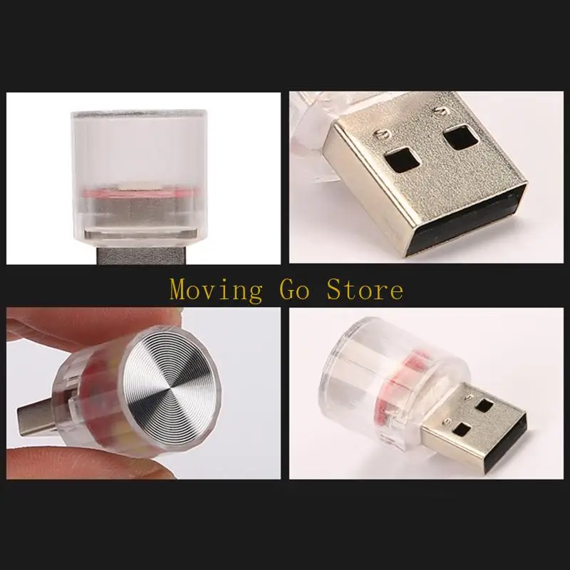 

B5XD USB LED Car Interior Light Ambient Lamp Bulb Decorative USB Lamp