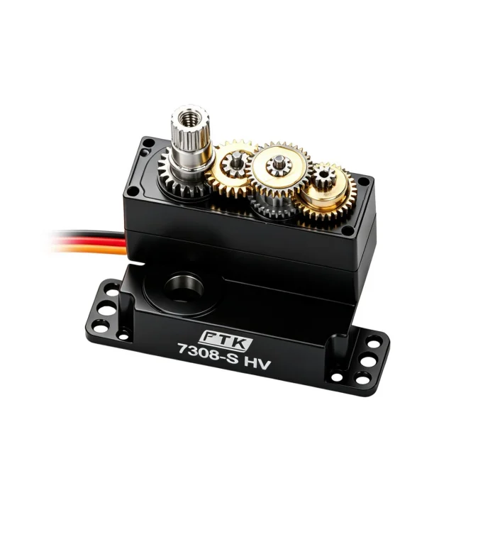 Servo digital mini PTK 7308SH MG, servo micro ligero para avión RC de ala fija F3K, servo programable HV@8.4V