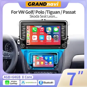 Grandnavi Android13 GPS -Auto Radio für VW Volkswagen Skoda Octavia Golf 5 6 Touran Passat B6 Pole Jetta 2din Multimedia 6 Hauptverkaufskabineninstrumententafel - №1