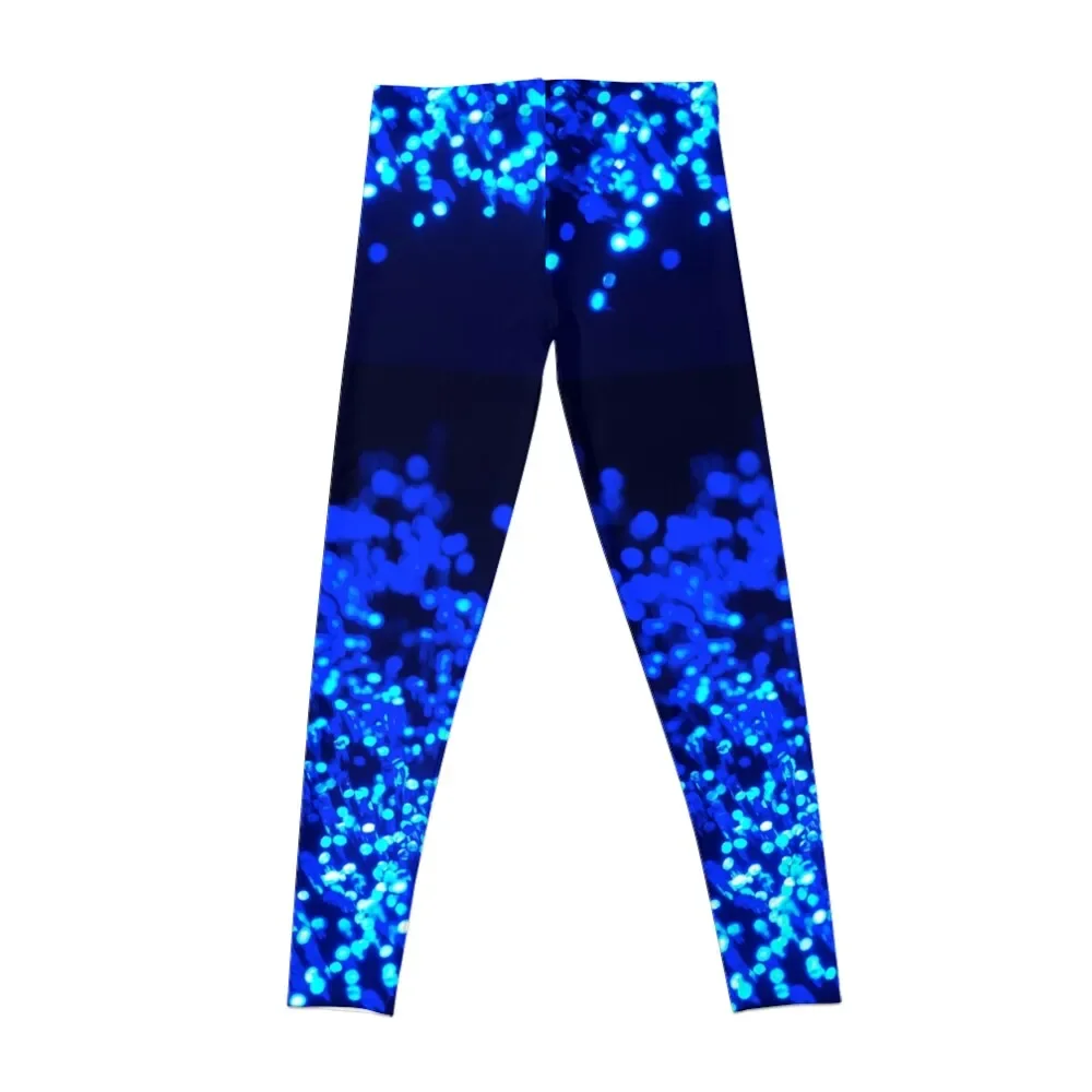 Fiber Optic Blue Leggings legging push up sportswear woman gym 2025 harem pants sports for gym Womens Leggings