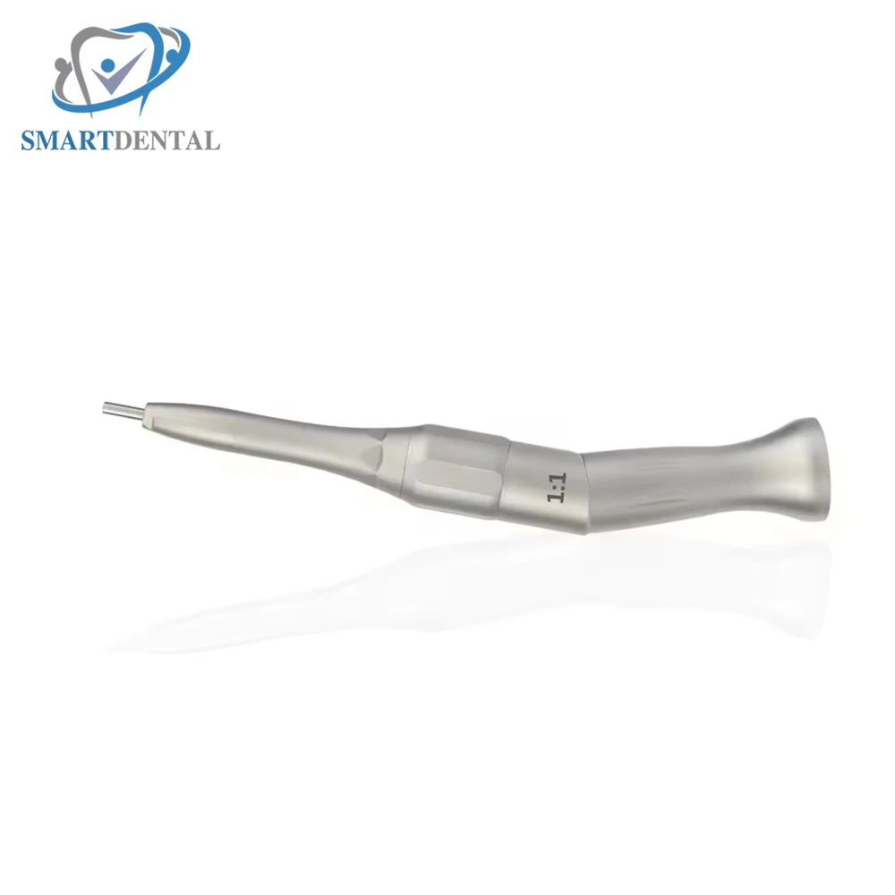 20 Degree Dental Surgical Straight Handpiece Osteotomy Hand Piece 1:1 Direct Drive Straight Hand Piece for Sinus Lift