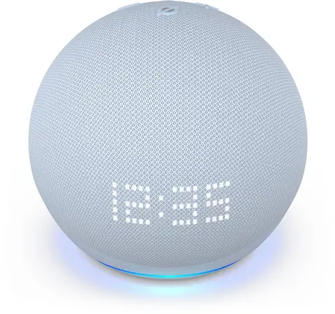 Original Alexa Echo Dot 5th Generation Smart Mini Wifi Home BT Alexa Speaker Horn with Sound Control Voice Assistant and Clock