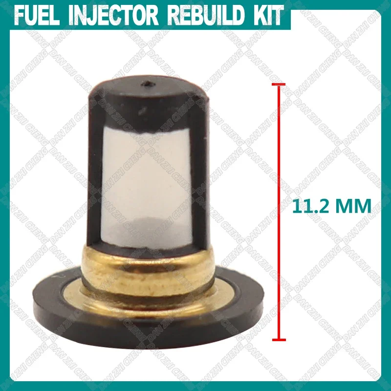 

100pcs Free Shipping Fuel injector micro filter 10.3*11.2MM for 06164-PCA For Honda S2000 DOHC F20C1 F22C1 Injector Repair Kit