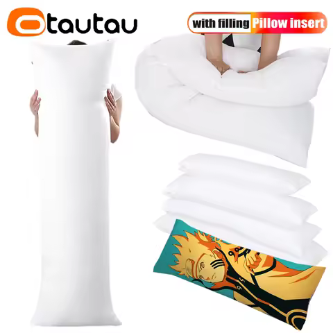 OTAUTAU Long Body Pillow Anime Inner Insert Core Sofa Bed Side Sleep Leg Cylinder Pillows Dakimakura Headboard Cushion ZT2ND1C