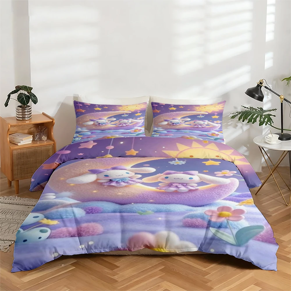 

Комплект постельного белья из 3 предметов с цифровой печатью высокого разрешения, комплект пододеяльников с крупным цветочным узором и дизайном Melody, включает 1 пододеяльник + 2 наволочки, подходит для спальни, гостевой комнаты, домашнего декора, пододе