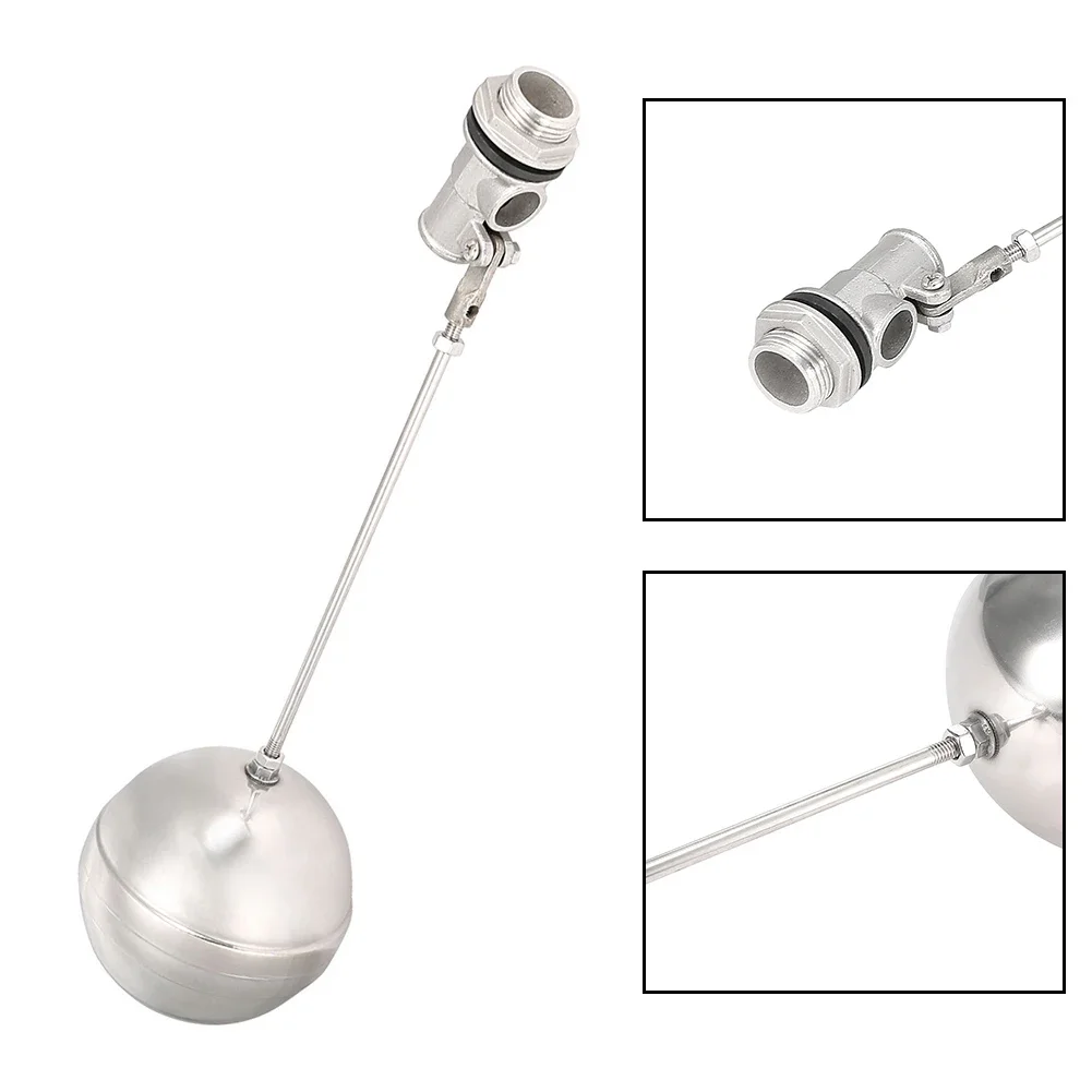 วาล์วลอยน้ํา G3/4 DN20 อัตโนมัติ FLOAT Ball Valve Sensor เหล็ก 110 มม.วาล์วเซนเซอร์ไฟฟ้าอุปกรณ์