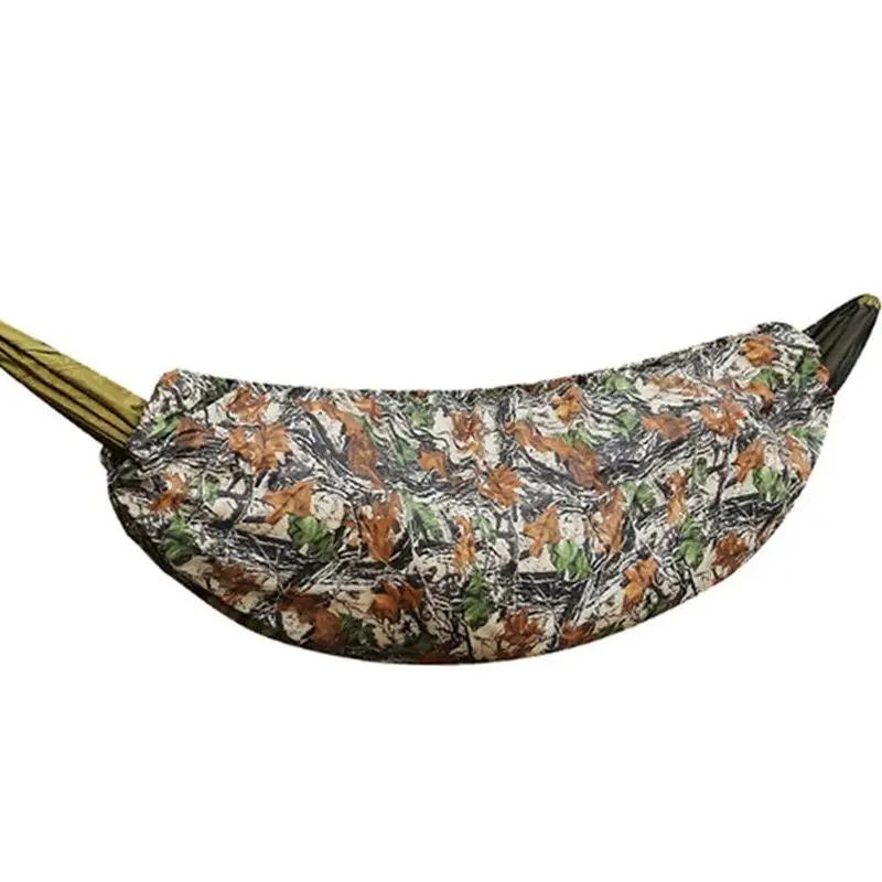 Pendurado Cama Redes Com Zíper Ultraleve Portátil Camping Ao Ar Livre Balanço Hammock Adulto Quente Capa Saco De Dormir Hammock