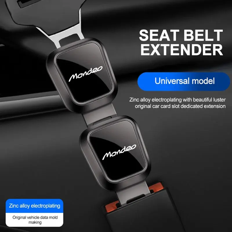 

Car Seat Belt Extender Seatbelt Lock Buckle Clip Plug Universal Accessories For Ford Mondeo MK3 MK4 MK5