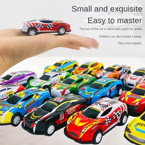 Alloy Racing Cars Model Toy für Kinder, Mini -Eisenblattauto -Set, Rebound Metal Alloy Auto -Spielzeug für Kinder, Geburtstagsgeschenk für Jungen, 12 Prozent 10 Hauptverkaufswagen Eisen - №3