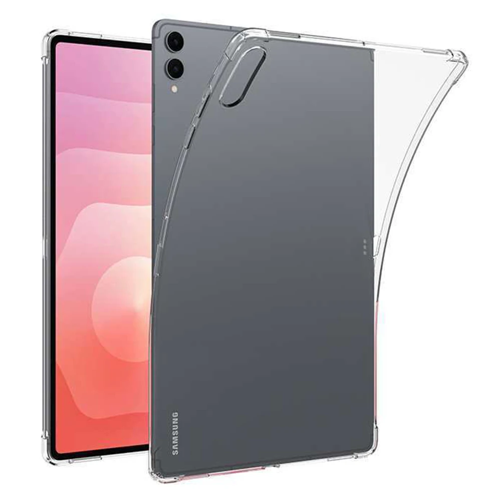 For Samsung Galaxy Tab S11 Ultra Case Four Corner Shockproof Clear Tablet TPU Cover