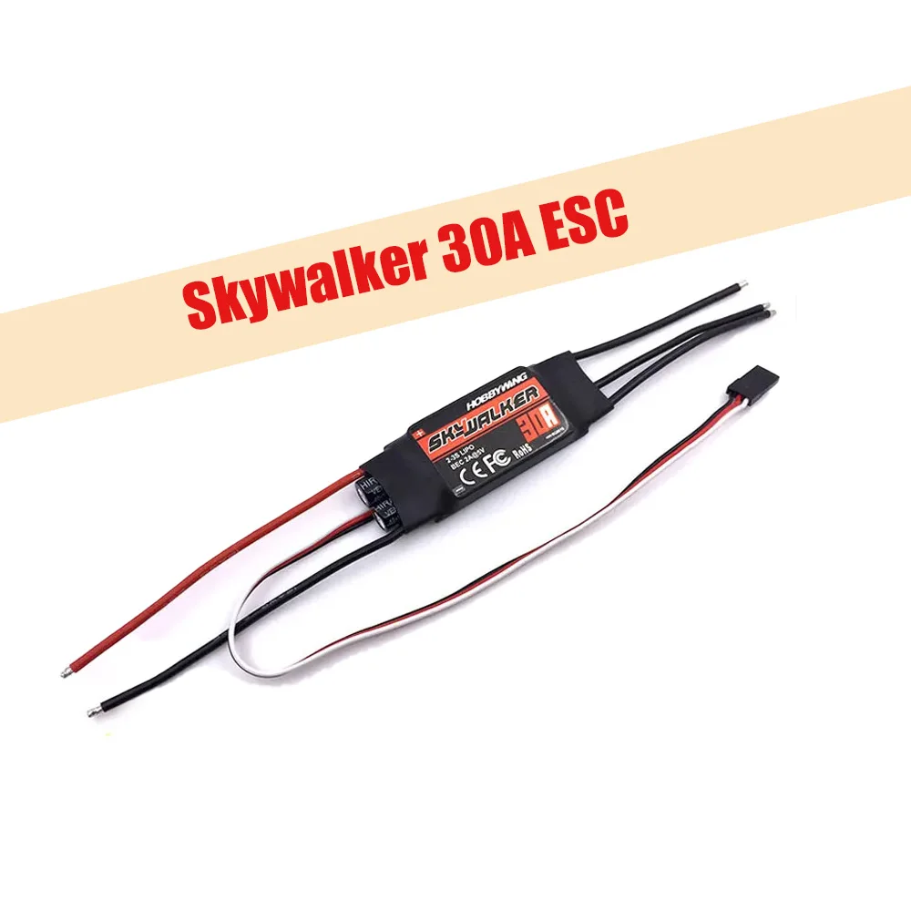 A Hobbywing Skywalker 40A 50A 60A 80A 15A 20A 30A ESC Speed Controller For RC Airplanes Helicopter Quadcopter