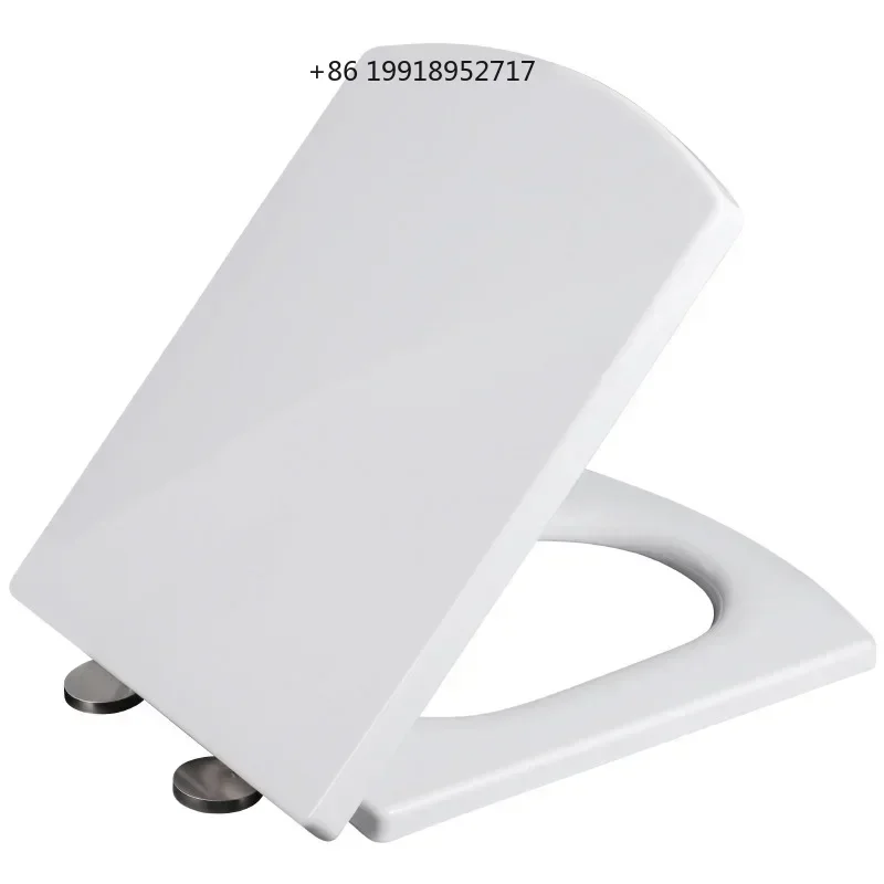 Modern Arc Square Toilet Seat Cover Home General Thickening Urea Formaldehyde Toilet Pads Slow Base Cushion