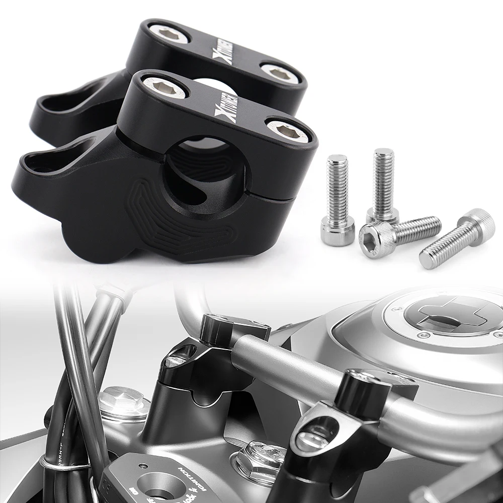 

Для Suzuki Bandit GSF600 GSF750 Bandit GSF1200 GSF1250 Bandit GSF250 GSF400 GSF650 22 мм 7/8 "подставка для руля назад подвижное крепление