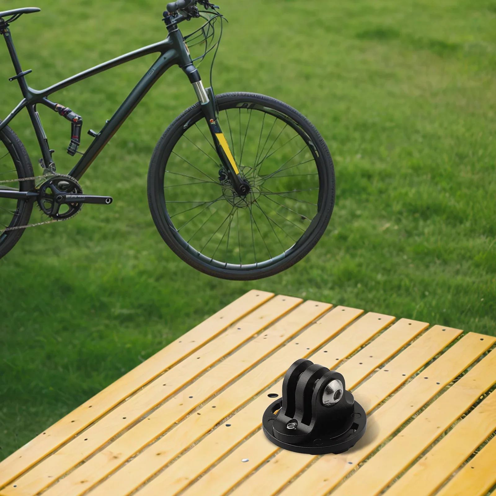 

1pc Bike Camera Mount For Go-pro Bicycle Computer Male/female Holder Adapter For Garmin Stopwatch Stand Bike Accessories